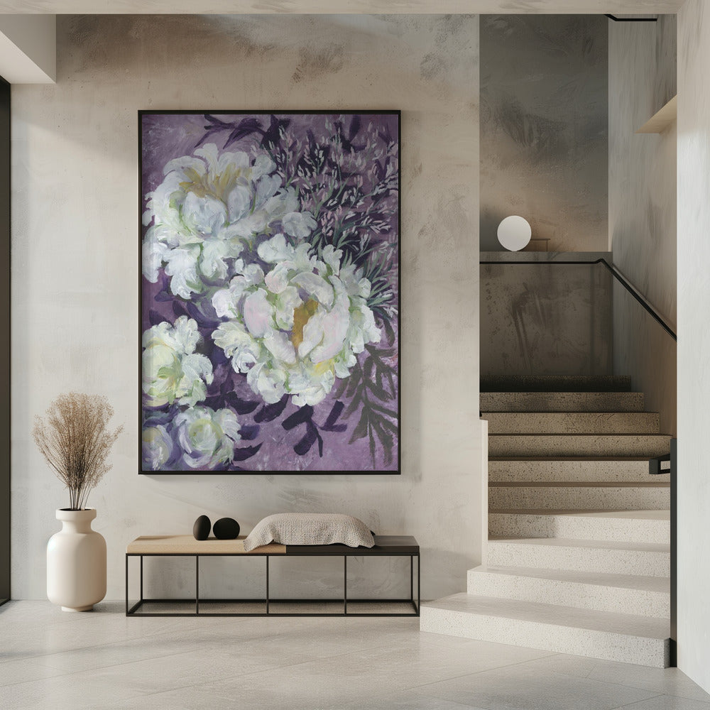 Eliany painterly bouquet Poster