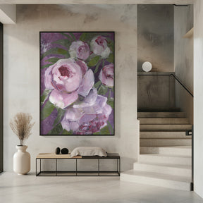 Rylee painterly roses Poster