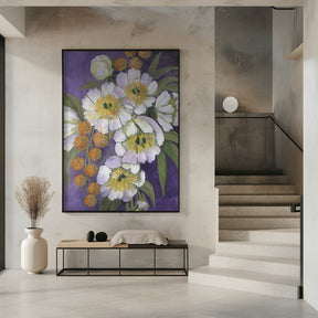 Choi painterly bouquet Poster