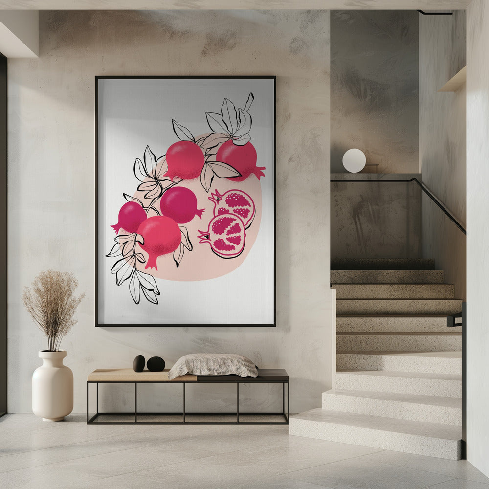 Fathia pomegranates Poster