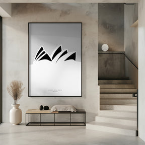 Minimal Sydney Opera House Poster