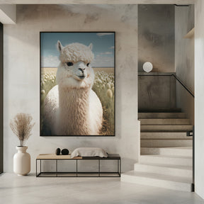 Cute Llama Poster