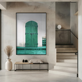 Marrakesh Green Door Poster