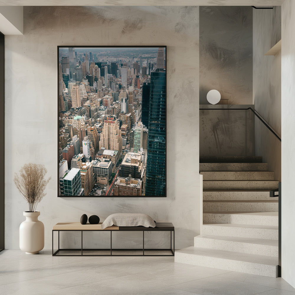 New York City from above Poster