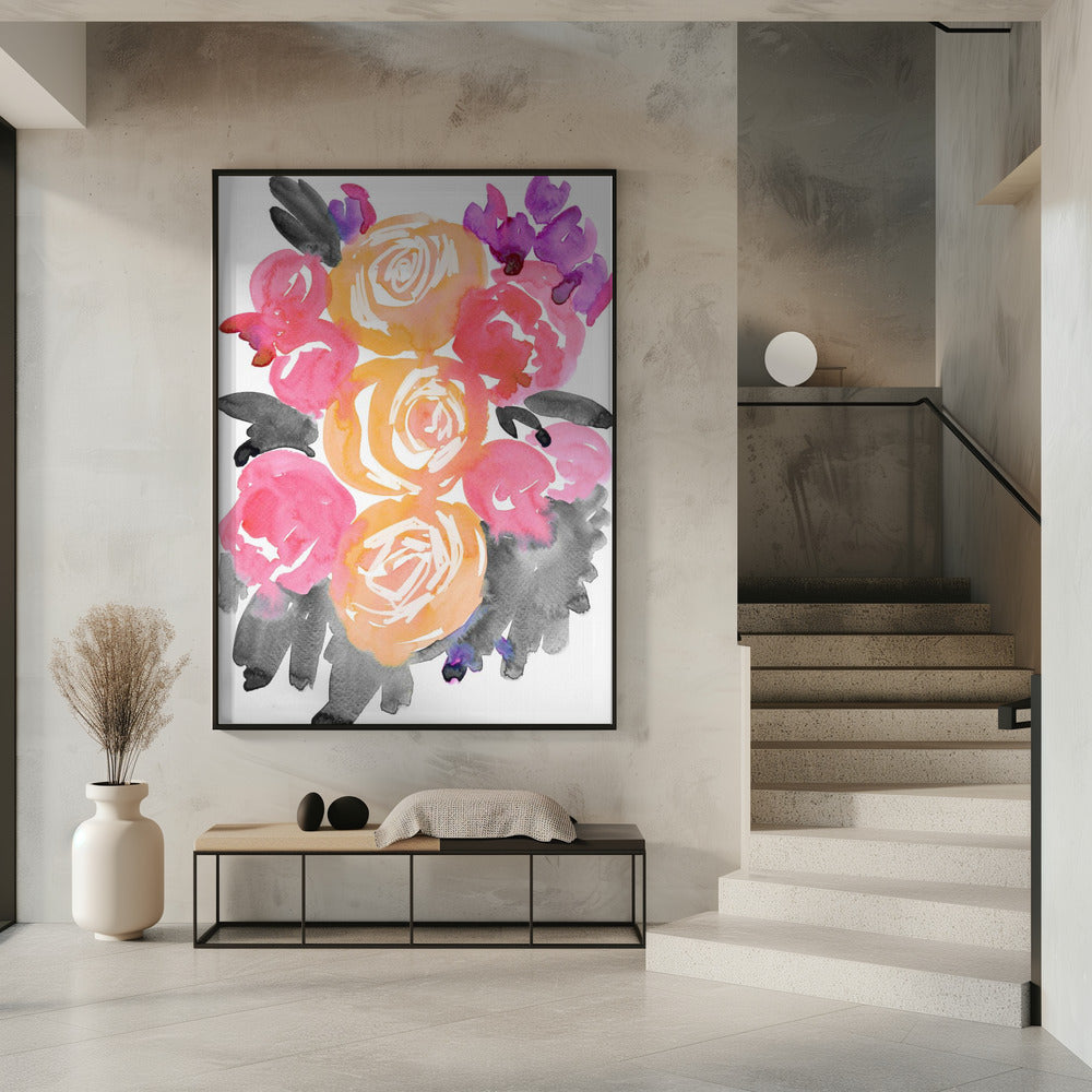 Olympe florals I Poster