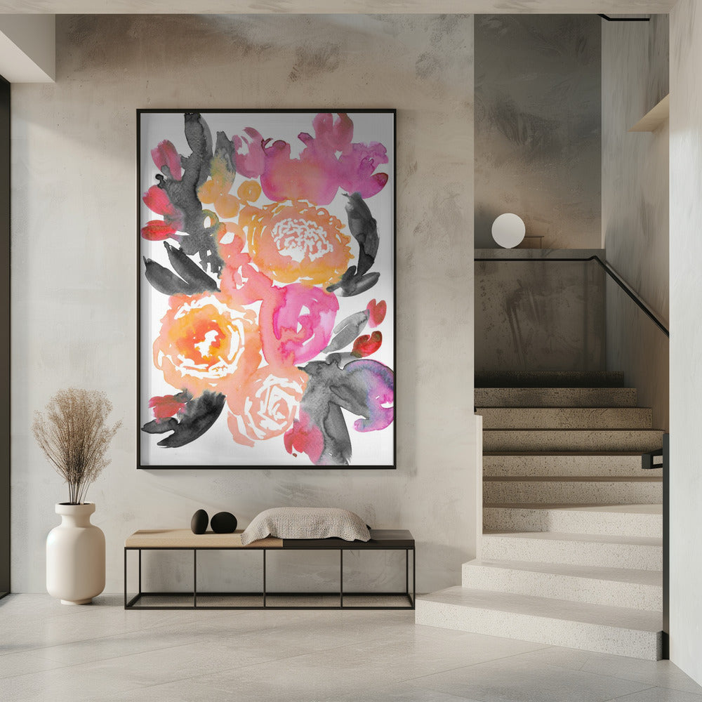 Olympe florals II Poster