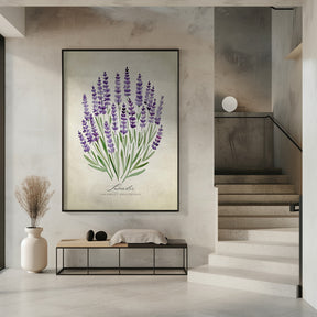 Lavender vintage Poster