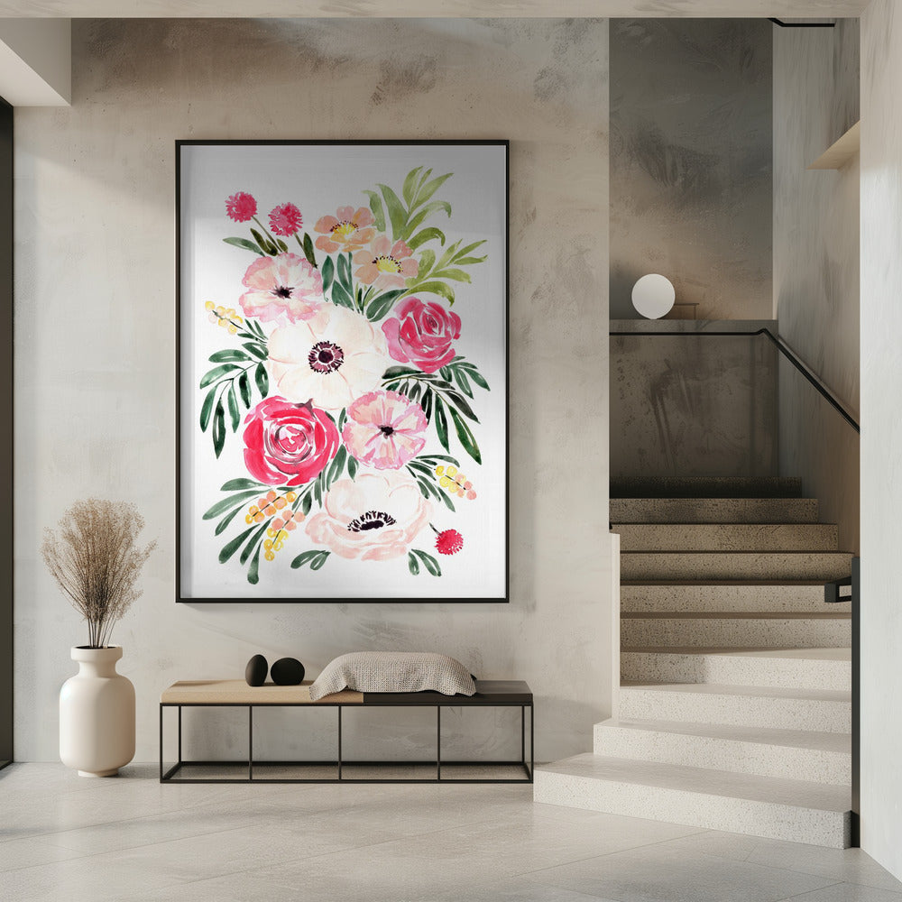 Mirja bouquet Poster