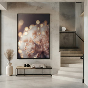 Sparkling Flowers Poster