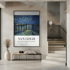 The Starry Night Over The Rhone Poster