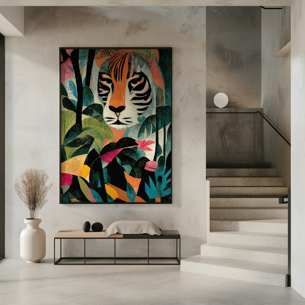 Jungle Tiger Poster