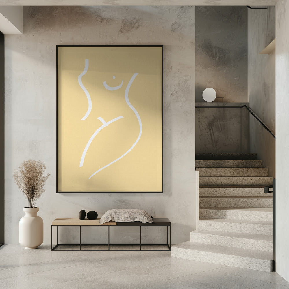 Nude Yellow Poster