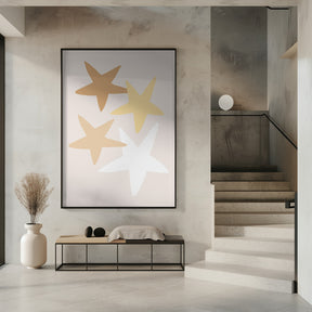 Stars Yellow Poster