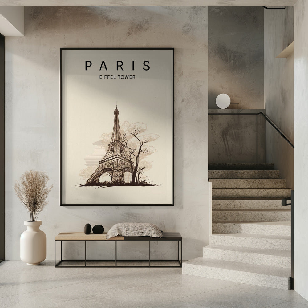 Paris Eiffel Tower Poster