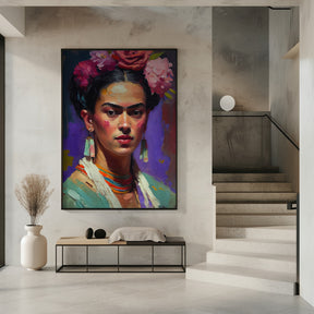 Portrait Of Frida Poster