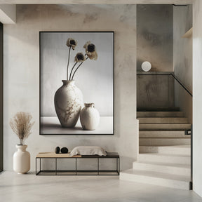 White Ceramic No 1 Poster