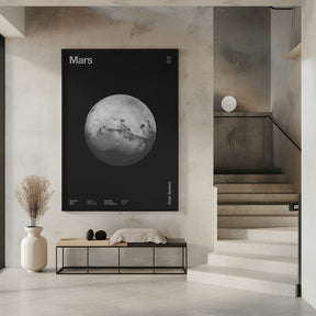 Solar System Mars Poster