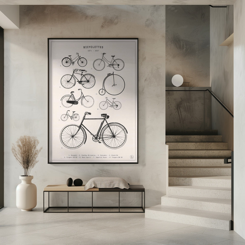 Bicyclettes Poster