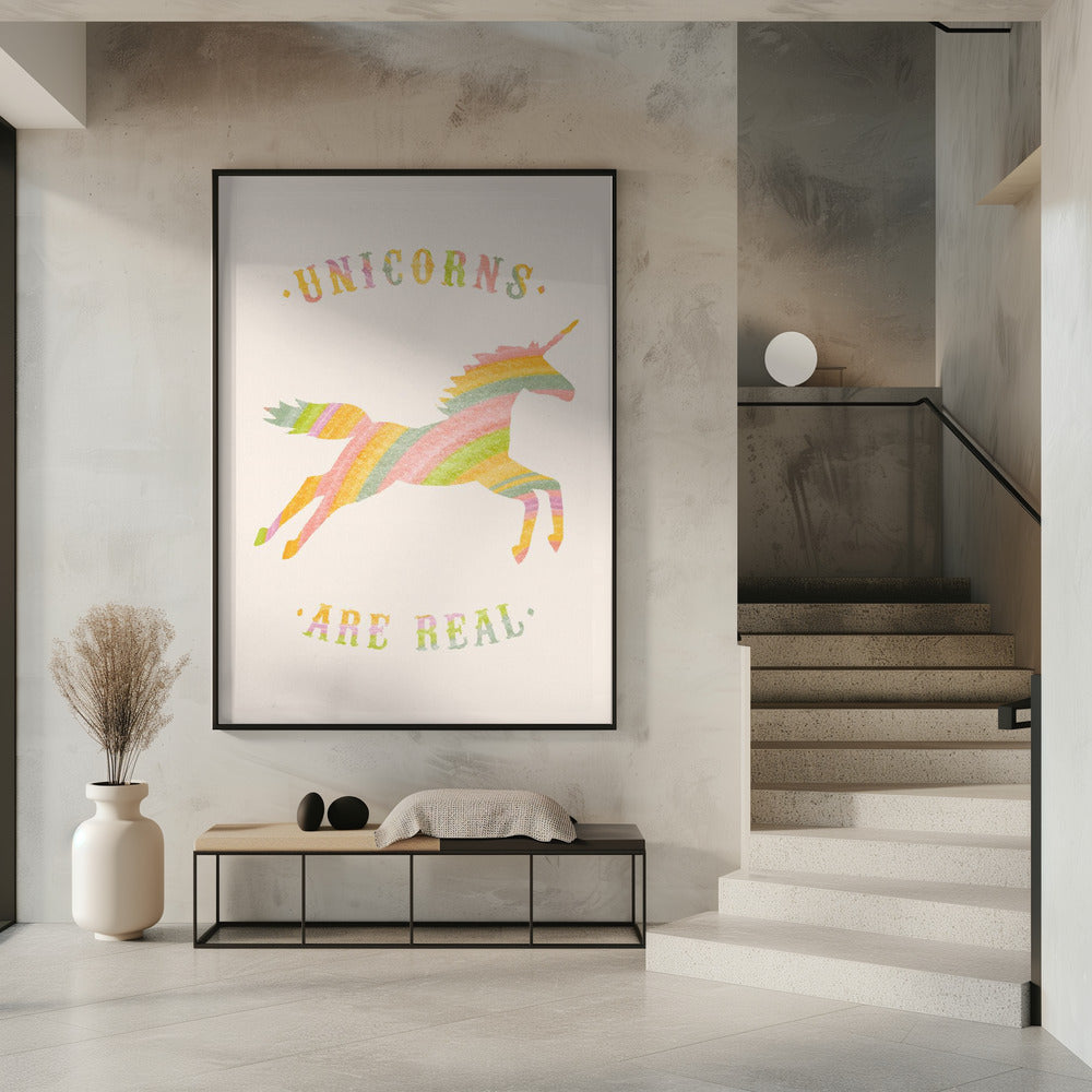 Unicorns Are Real Poster