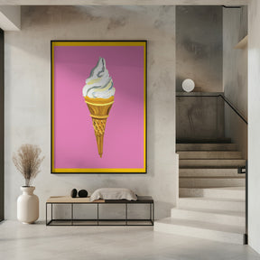 Dream On Raspberry Poster