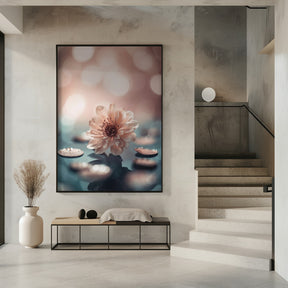 Coral Blossom Poster