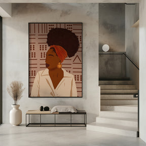 Afro puff Poster