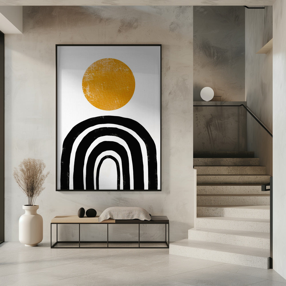 Arch Line Art Poster