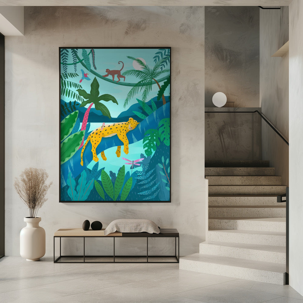 Jungle Leopard Poster