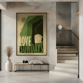 Love Sunday print Poster