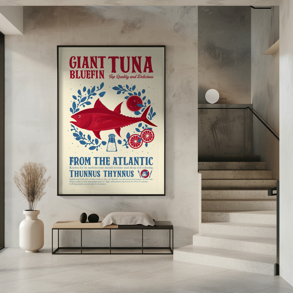 Tuna kitchen print Poster