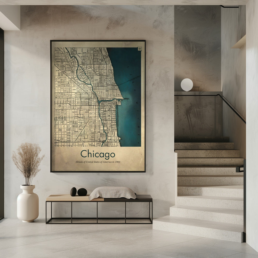 Chicago map Poster