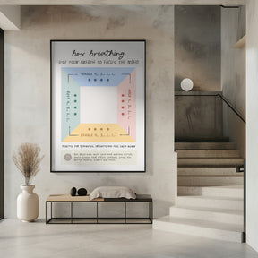 Box Breathing Poster