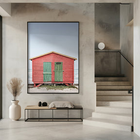 Red Hut Poster