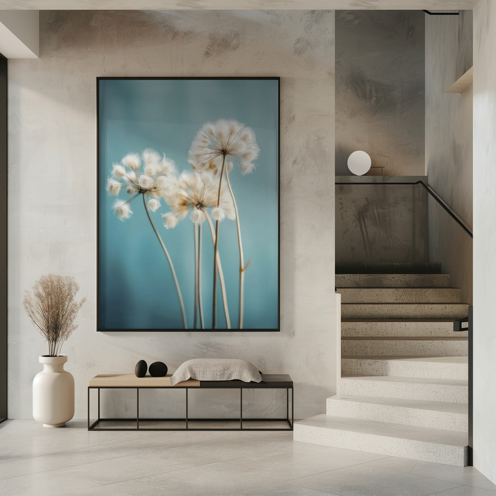 Fluffy Flowers Poster