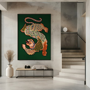 Asiantiger Green Poster