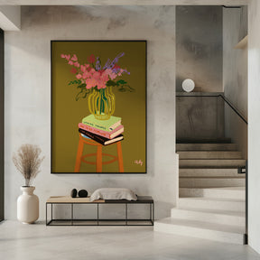 Floral Vase Poster