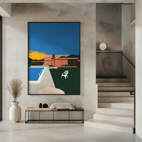 Kaufmann Desert House Poolside Poster