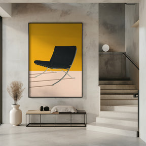 Barcelona Chair By Mies Van Der Rohe Poster