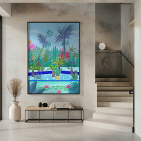 Moroccan Garden Poster