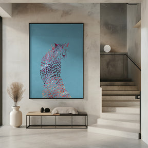 Abstract Cheetah Poster