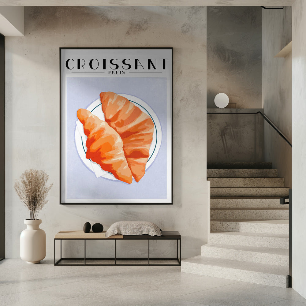 Croissant - Paris Poster