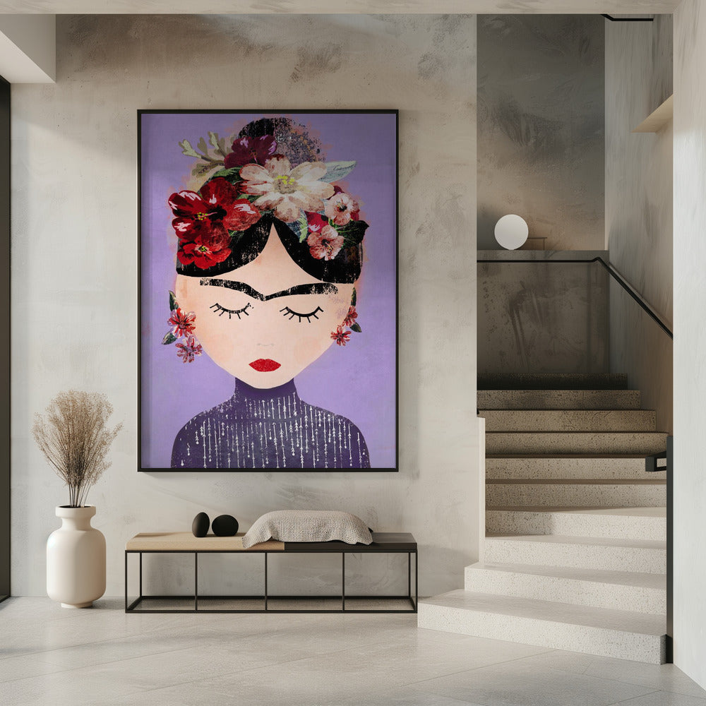 Frida (Purple) Poster