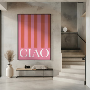 Ciao Stripes Poster