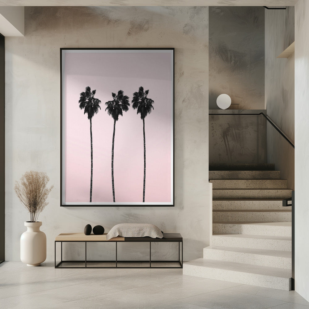 Pinky Palms Poster