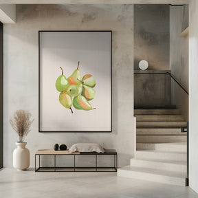 Seven pears Poster