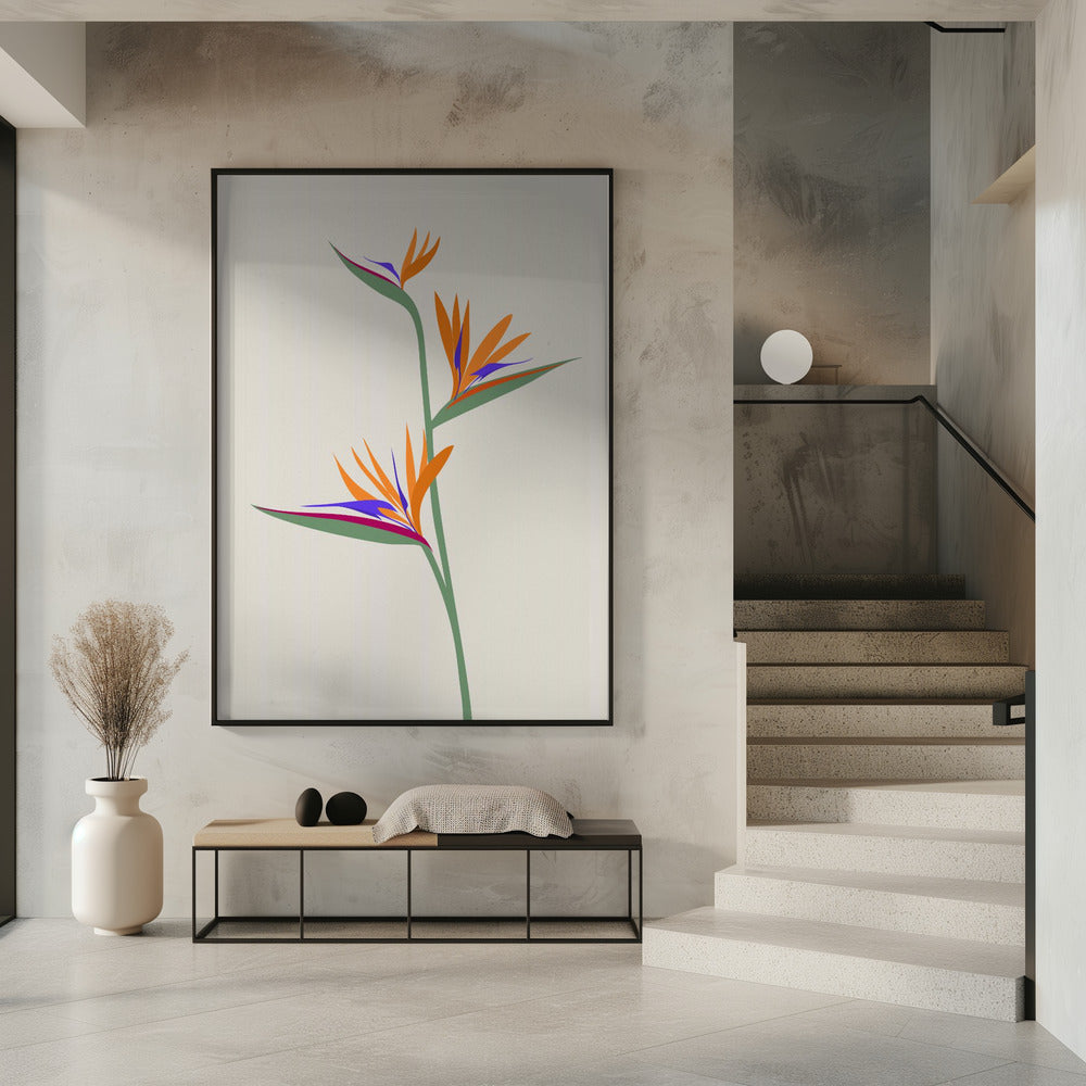 Bird of paradise Poster