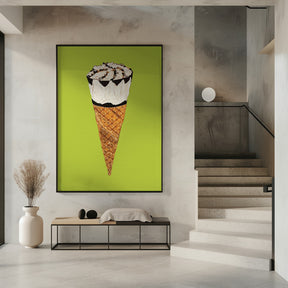 Cornetto On Pistachio Poster