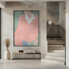 Pink Minimalist Fashion Poster