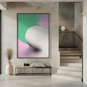 Minty Abstract Poster