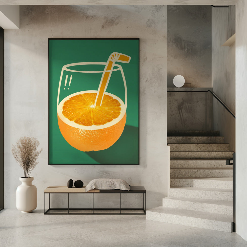 Orange juice Poster